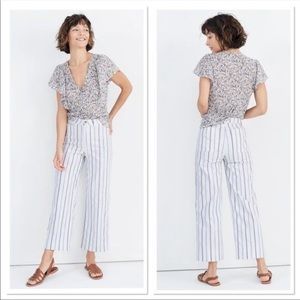 Madewell Emmett Slim Wide Leg Crop